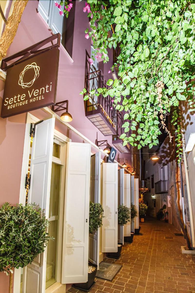 Sette Venti Boutique Hotel Hriszí Aktí Haniá Kültér fotó